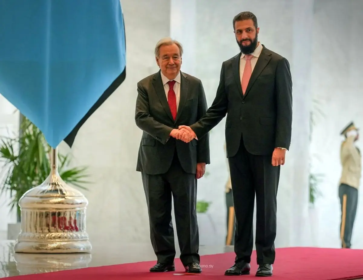 گوترش با الجولانی دیدار کرد 