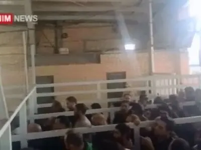 ازدحام شدید زائران در مرز مهران + فیلم