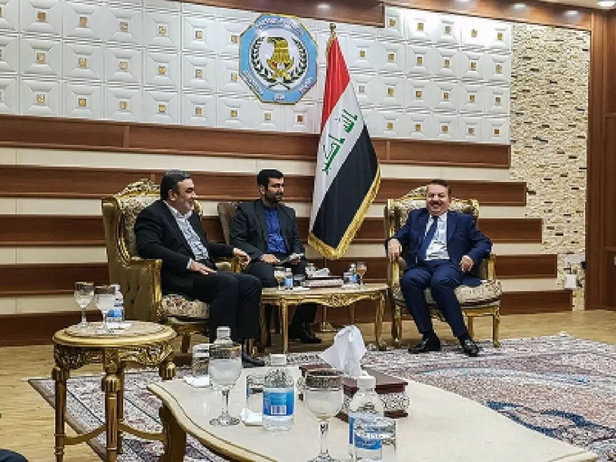 دیدار فرمانده ناجا با وزیر کشور عراق/تأکید بر تسیهل تردد زوار اربعین