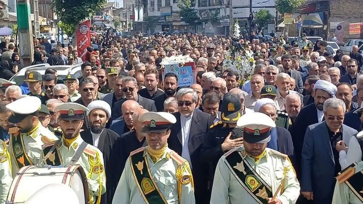 تشییع پیکر شهید مبارزه با دشمن صهیونیستی در سنگر