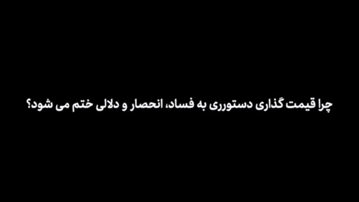 چرا قیمت‌گذاری دستوری به فساد، انحصار و دلالی ختم می‌شود؟ + فیلم