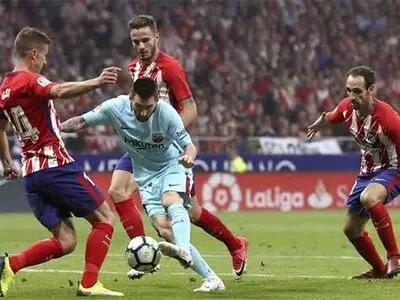 اتلتیکومادرید 1 - 1 بارسلونا؛ سیمئونه ترمز بارسا را کشید