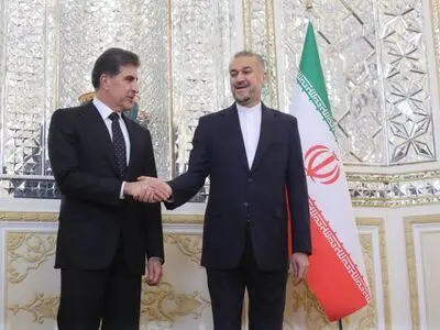 فیلم/ امیرعبداللهیان با بارزانی دیدار کرد