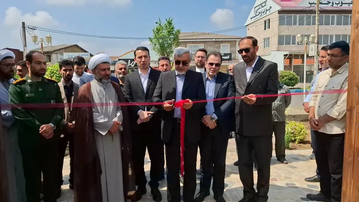 پارک کودک «فرشته‌های میناب» در شهر پیربازار رشت افتتاح شد
