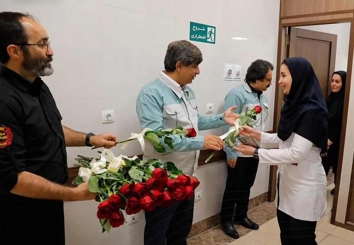 قدردانی مدیرعامل گروه فولاد مبارکه از کادر بهداشت و درمان این مجتمع صنعتی بهمناسبت روز پرستار