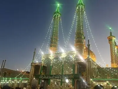 نقاره‌زنی به مناسبت میلاد حضرت معصومه (س)+فیلم