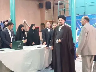 حجت‌الاسلام سیدحسن خمینی در انتخابات شرکت کرد