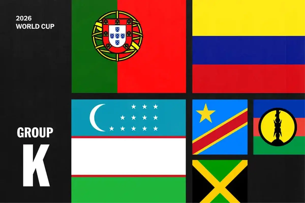 معرفی گروه K در جام جهانی ۲۰۲۶: پرتغال، ازبکستان، کلمبیا، پلی‌آف بین‌قاره‌ای