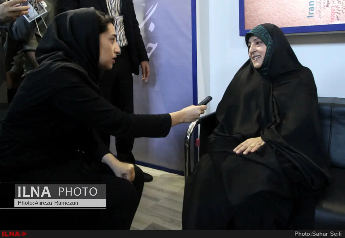بازدید رئیس سازمان حفاظت محیط زیست از غرفه ایلنا 