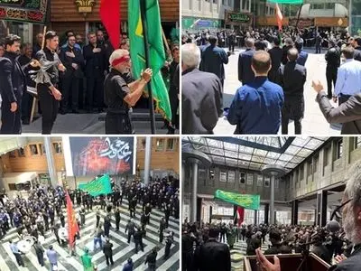 آیین سوگواری سید و سالار شهیدان در بانک کشاورزی برگزار شد