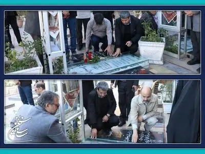ادای احترام رئیس سازمان سینمایی به شهدای تروریستی کرمان