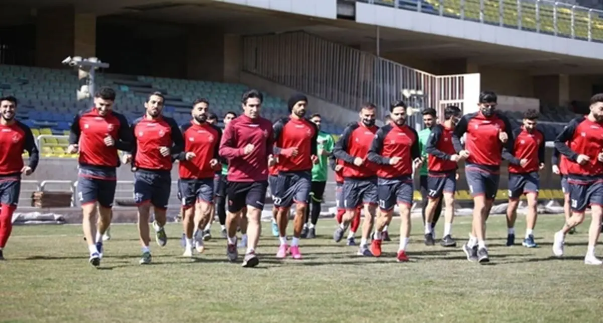 برگزاری تمرین شاداب پرسپولیس در آخرین سه‌شنبه سال