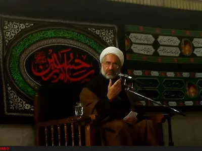 مراسم عزاداری در دفتر آیت‌الله صانعی در قم برگزار شد