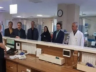 بازدید معاون پرستاری از یک مرکز درمانی در جنوب تهران