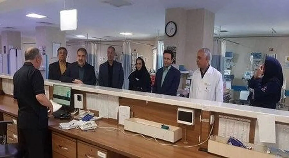 بازدید معاون پرستاری از یک مرکز درمانی در جنوب تهران