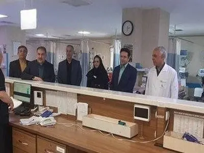 بازدید معاون پرستاری از یک مرکز درمانی در جنوب تهران