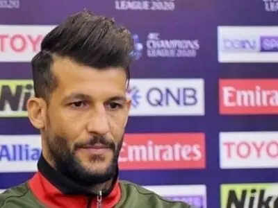 مدافع عراق کرونا گرفت