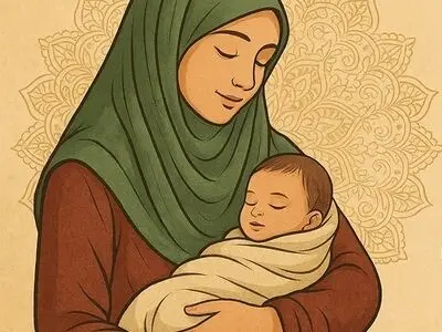 فواید آغوش مادر + اینفوگرافیک