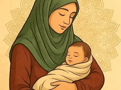 فواید آغوش مادر + اینفوگرافیک