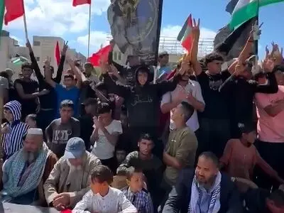 فلسطینی ها در خان یونس آماده استقبال از اسیران + فیلم