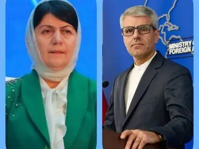 عیادت سخنگوی وزارت امور خارجه از شاعر پارسی‌سرای تاجیک
