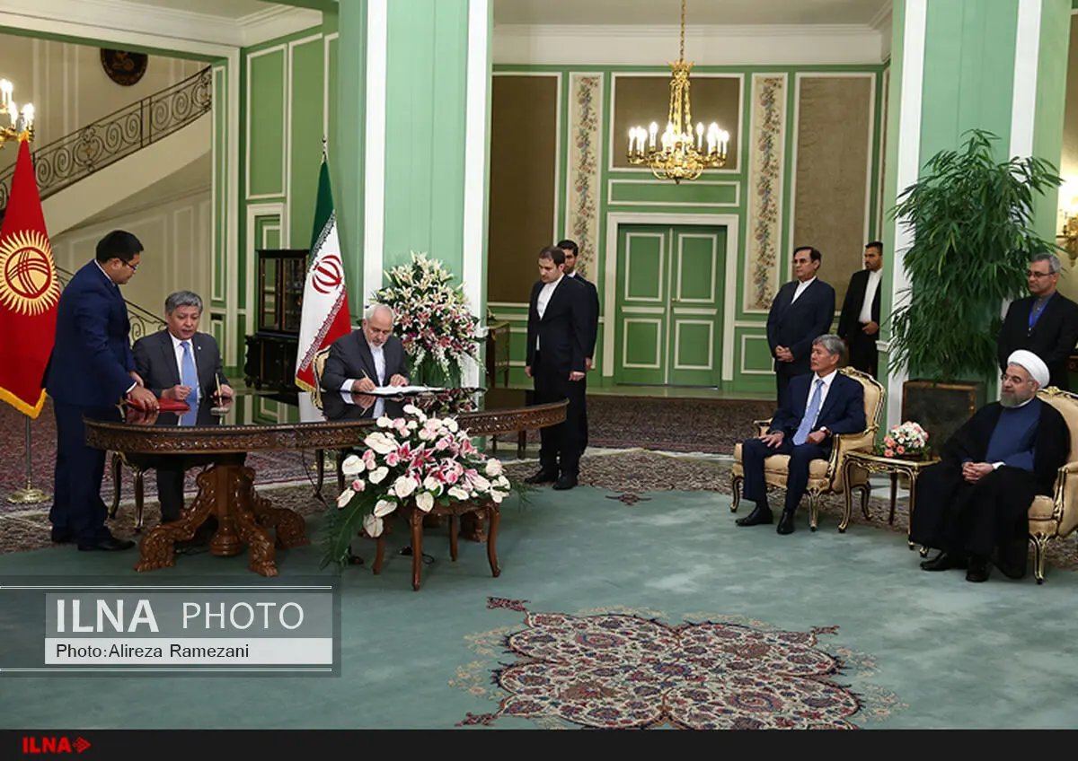 امضای هشت یادداشت تفاهم میان ایران و قرقیزستان