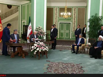 امضای هشت یادداشت تفاهم میان ایران و قرقیزستان