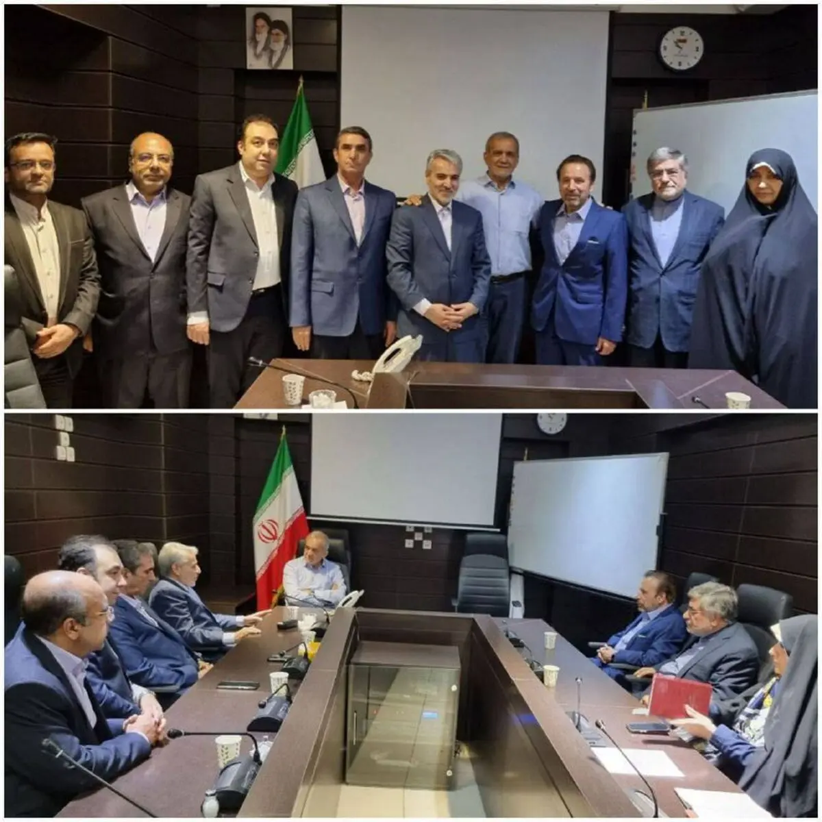 جلسه هماهنگی ستادهای انتخاباتی حزب اعتدال و توسعه با ستاد مرکزی پزشکیان
