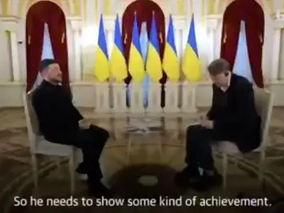 قطعی برق به هنگام مصاحبه زلنسکی با گاردین + فیلم