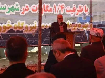 توانمندسازی ۲۸۰ خانواده مددجوی کمیته امداد گلستان با افتتاح نیروگاه برق خورشیدی