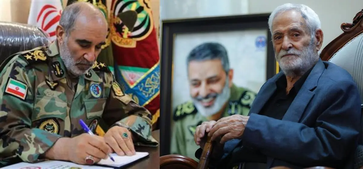فرمانده نیروی زمینی ارتش درگذشت پدر شهید سپهبد موسوی را تسلیت گفت فرمانده نیروی زمینی ارتش درگذشت پدر شهید سپهبد موسوی را تسلیت گفت