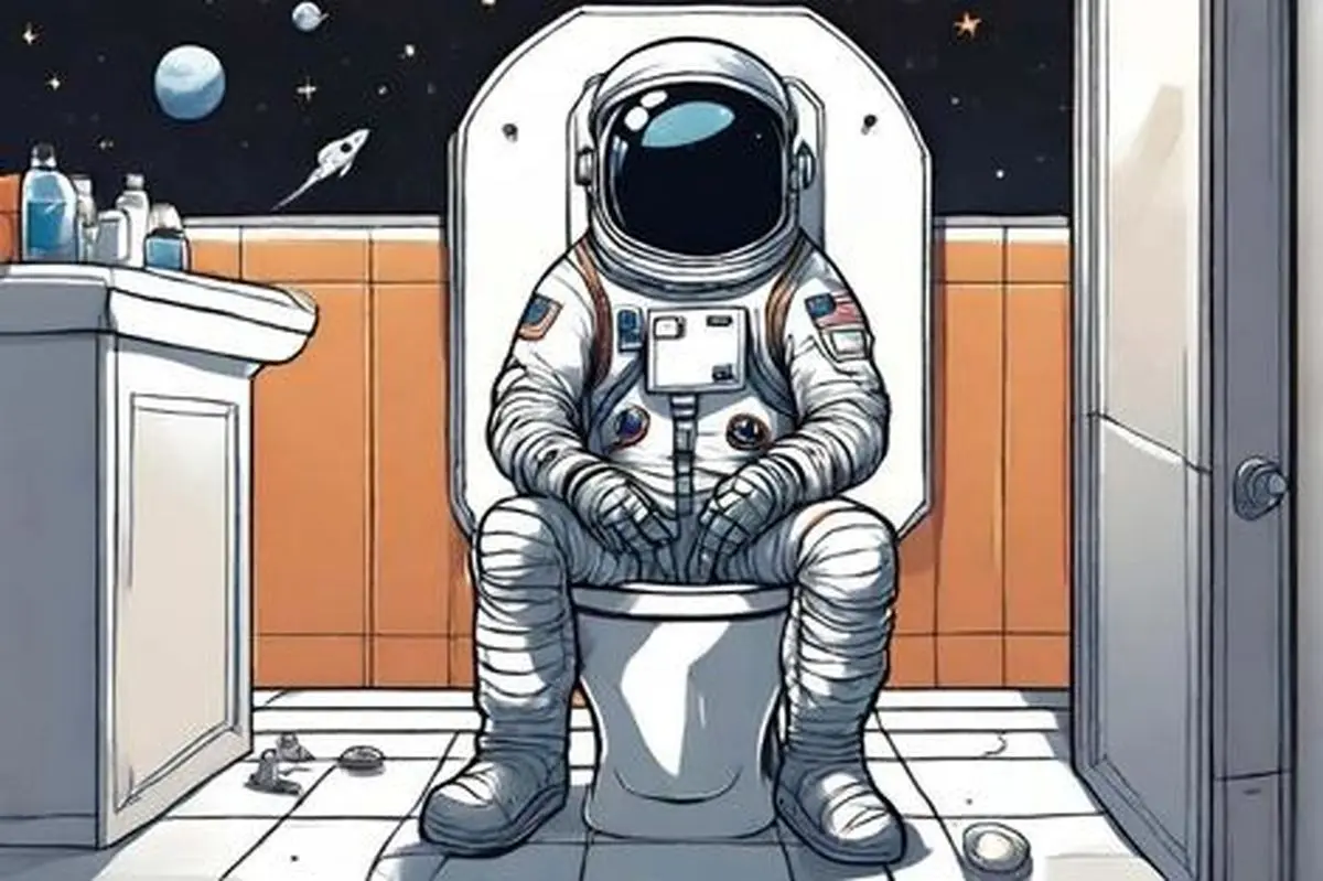فضانوردان چگونه در فضا دستشویی می‌کنند؟