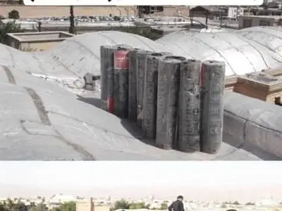مرمت سرای گمرک بازار وکیل با ایزوگام!