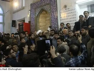 گزارش تصویری مراسم ترحیم مادر احمدی نژاد در قم