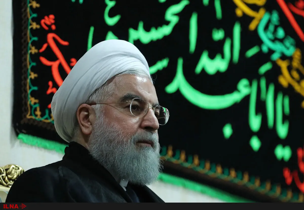 مراسم عزاداری محرم با حضور  رئیس‌جمهور برگزار شد