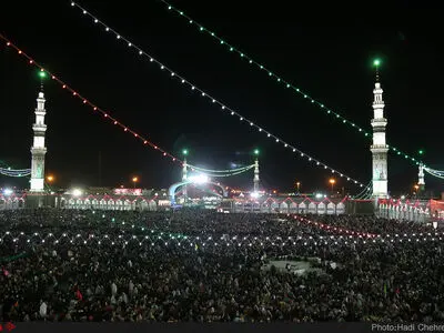 مراسم جشن نیمه شعبان در مسجد جمکران - قم