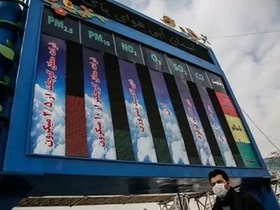 نصب هفتمین ایستگاه سنجش آلودگی هوای استان مرکزی در دلیجان 