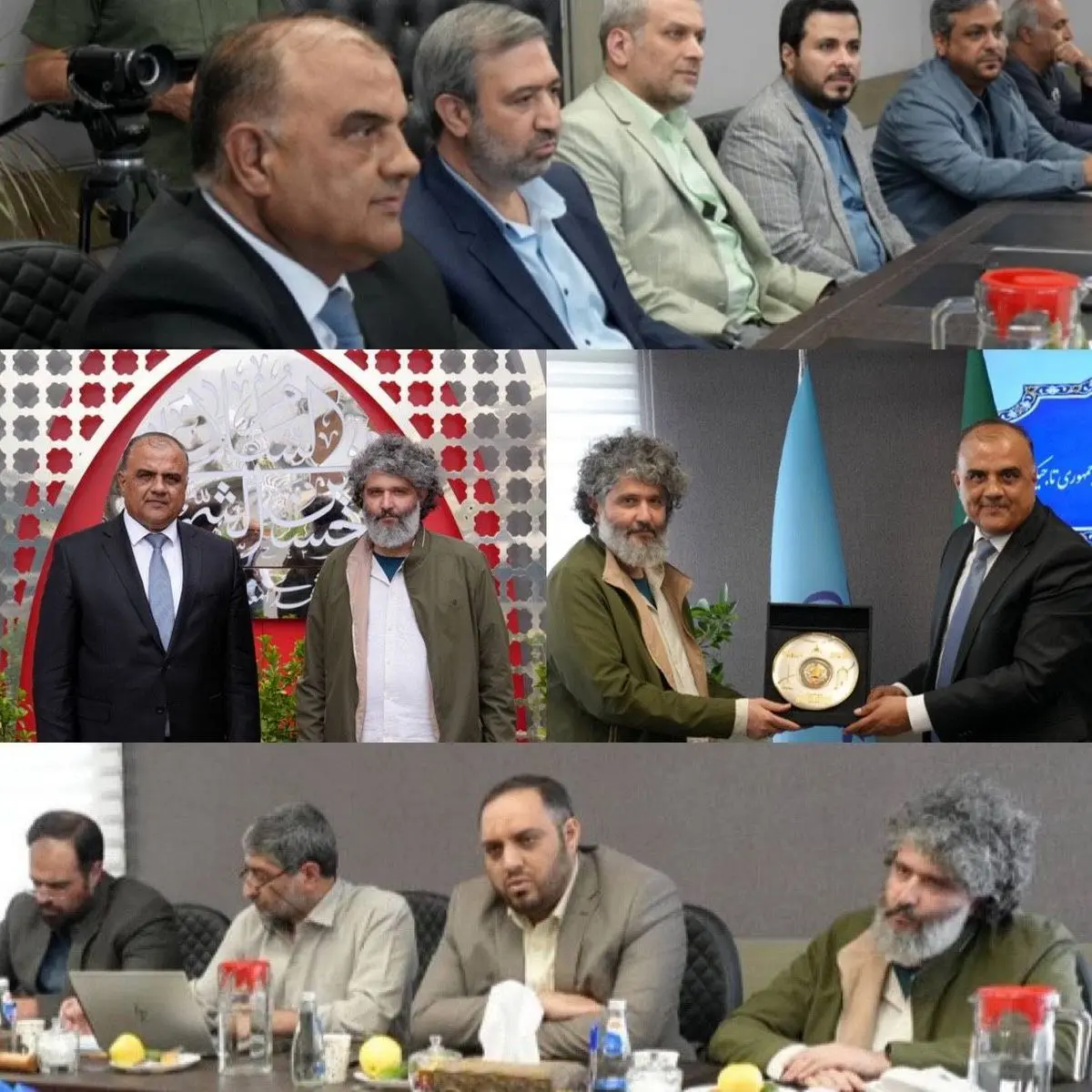نشست مشترک معاون سیما با رئیس کمیته دولتی رادیو و تلویزیون تاجیکستان