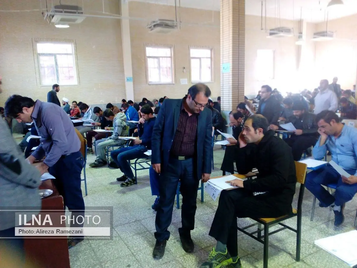 ششمین آزمون مهارتفنی کارگران ساختمانی قم برگزار شد