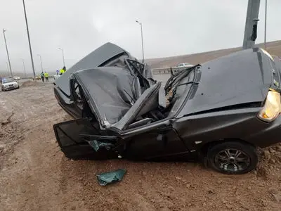 تیر برق آزادراه رشت قزوین جان راننده پراید را گرفت