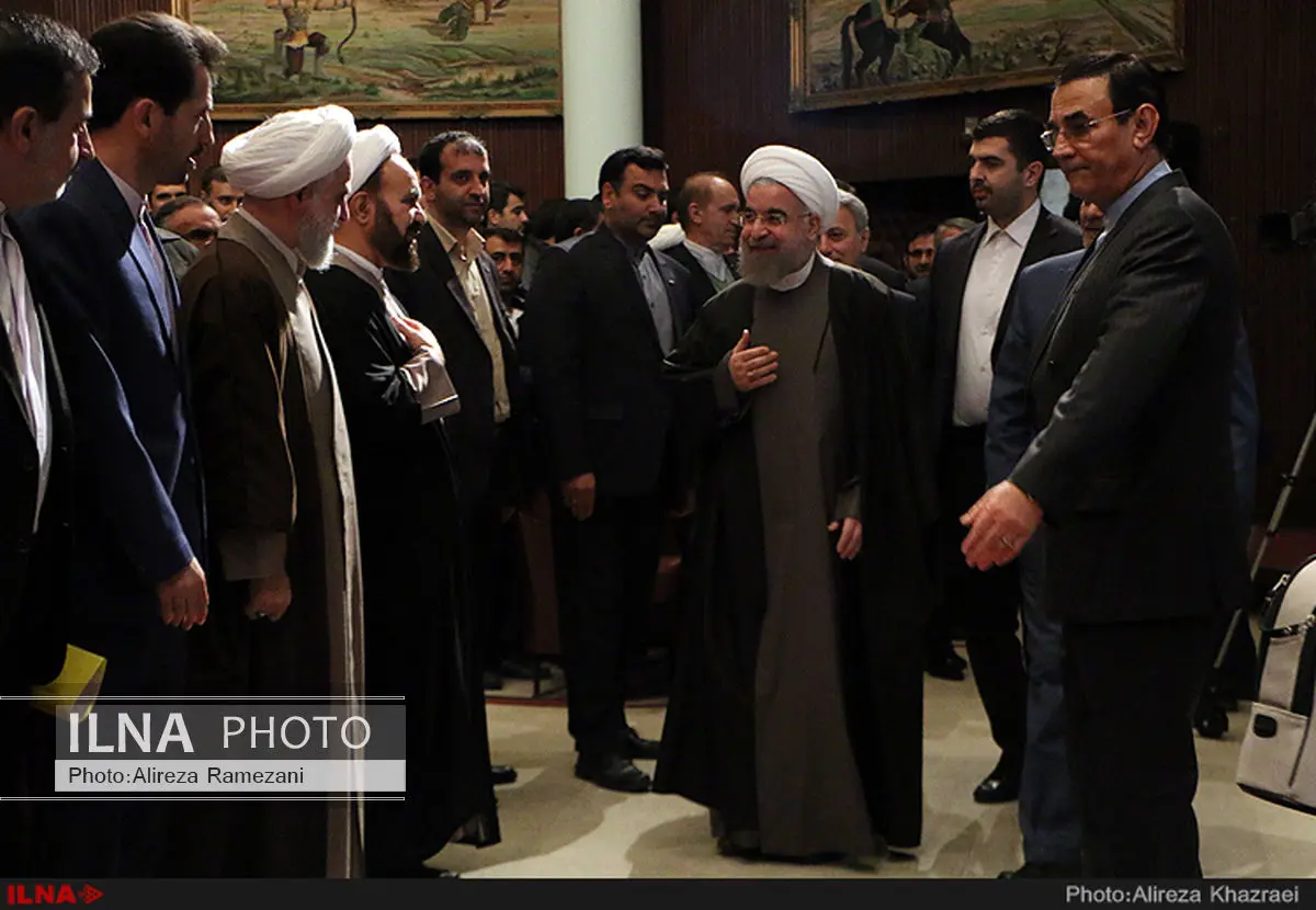 رییس‌جمهور وارد دانشگاه تهران شد