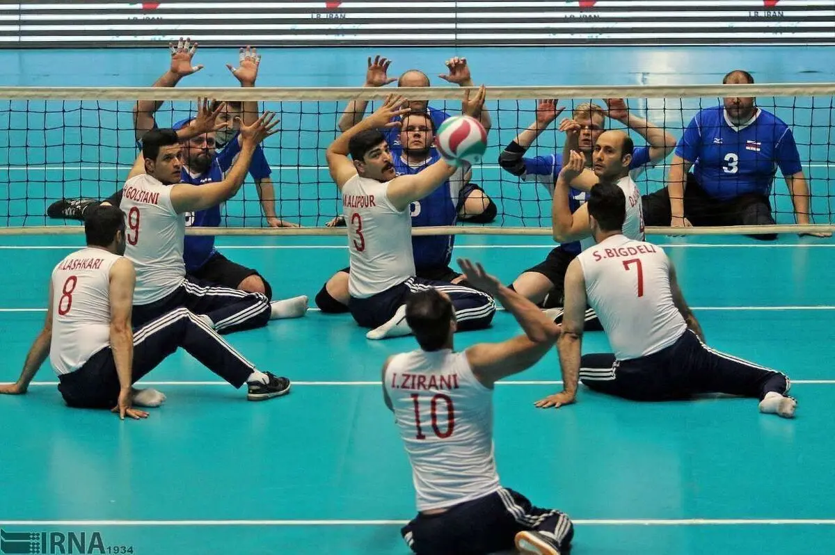 المنتخب الایرانی للکرة الطائرة جلوس یترشح لاحراز لقب افضل منتخب اسیوی 