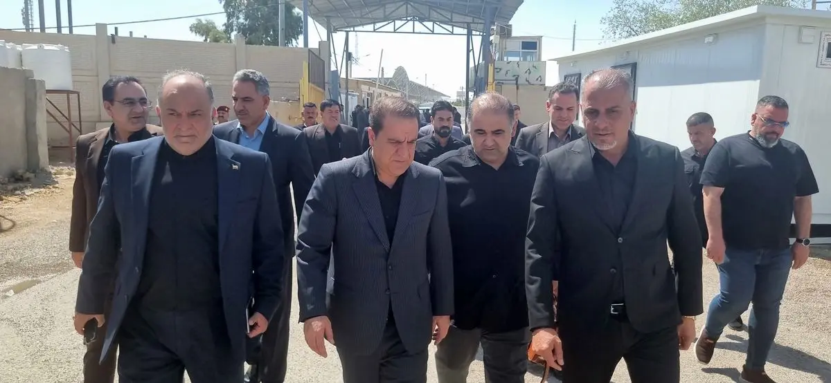 استاندار ایلام با استقبال جانشین استاندار واسط، وارد عراق شد