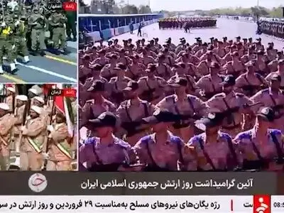 رژه ارتشیان با در دست داشتن سلاح سازمانی جدید و ایرانی مصاف + فیلم