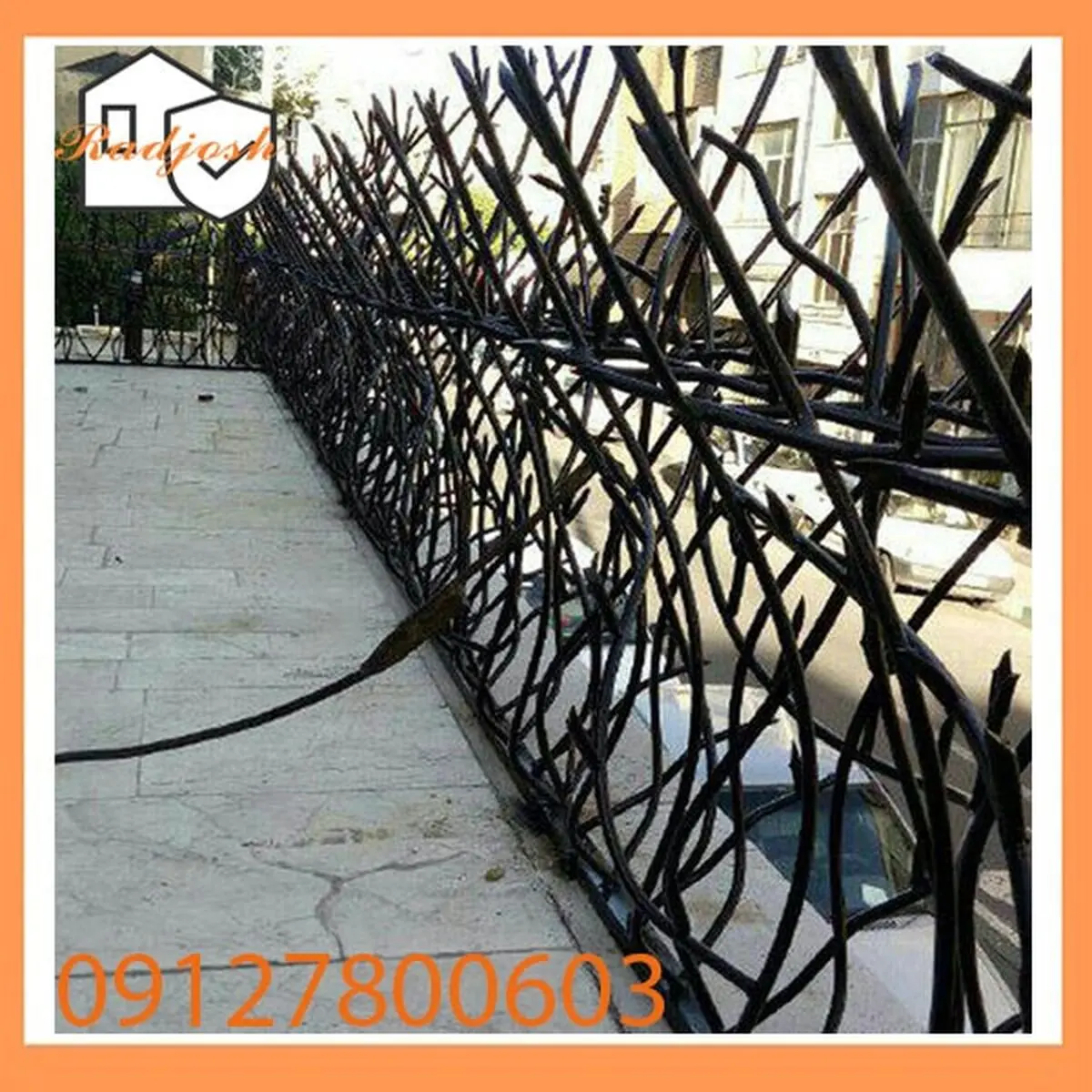 قیمت نصب کرکره برقی و نرده حفاظ روی دیوار ویلا و باغ