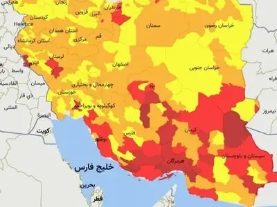 گچساران قرمز کرونایی شد