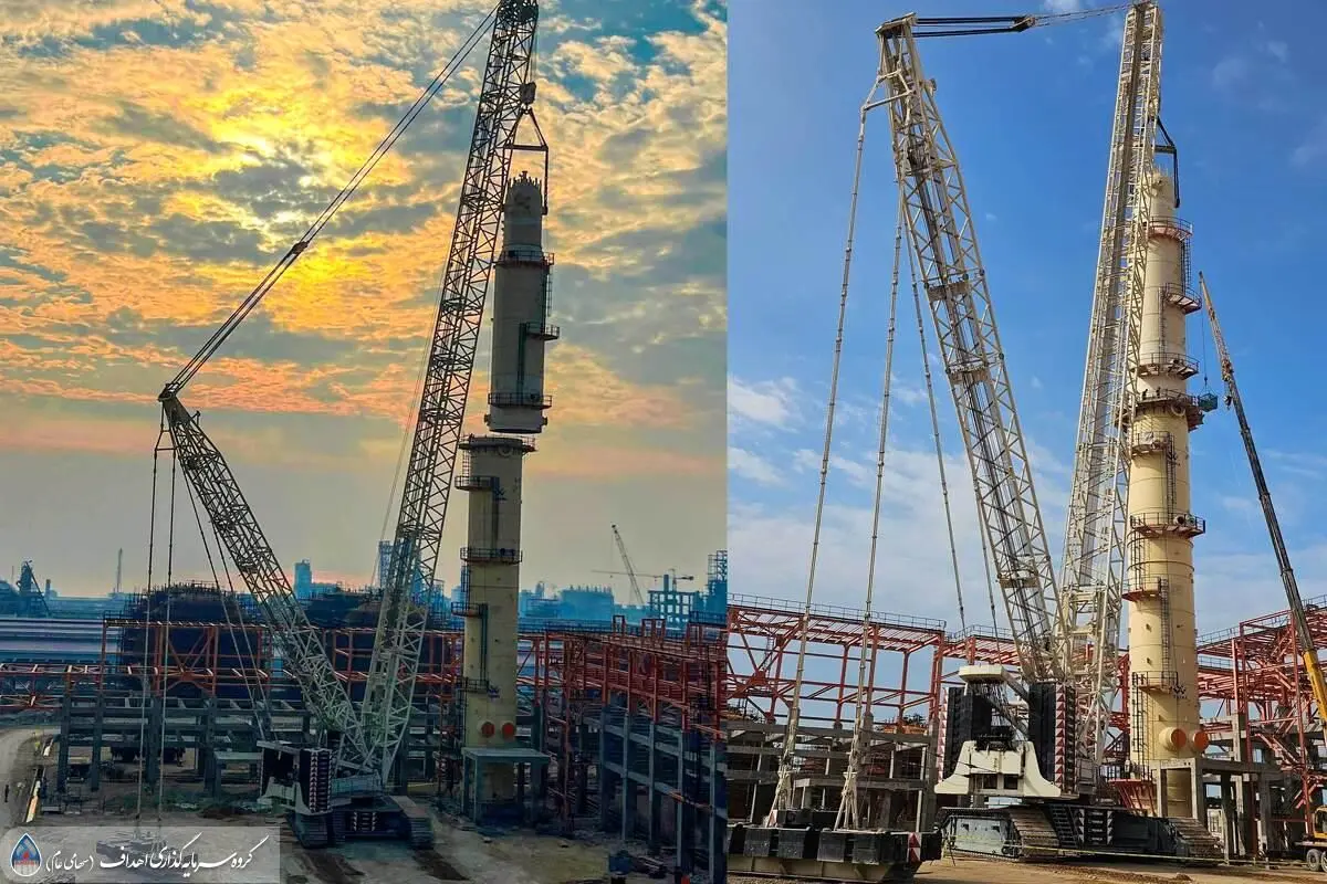 ثبت چهارمین عملیات نصب تجهیزات سنگین واحد PDH در پتروشیمی آلای مهستان