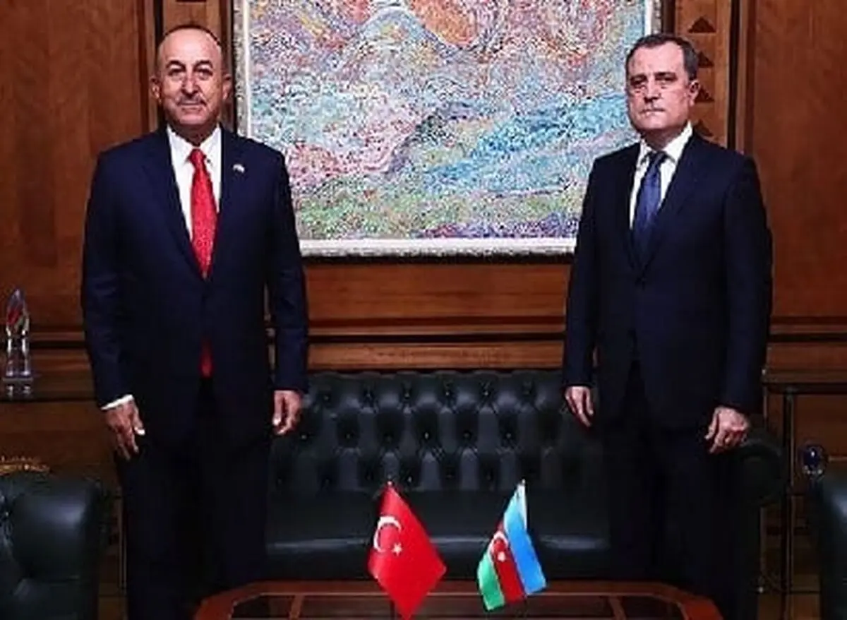 گفت‌وگوی وزرای خارجه ترکیه و آذربایجان در مورد همکاری با ایران
