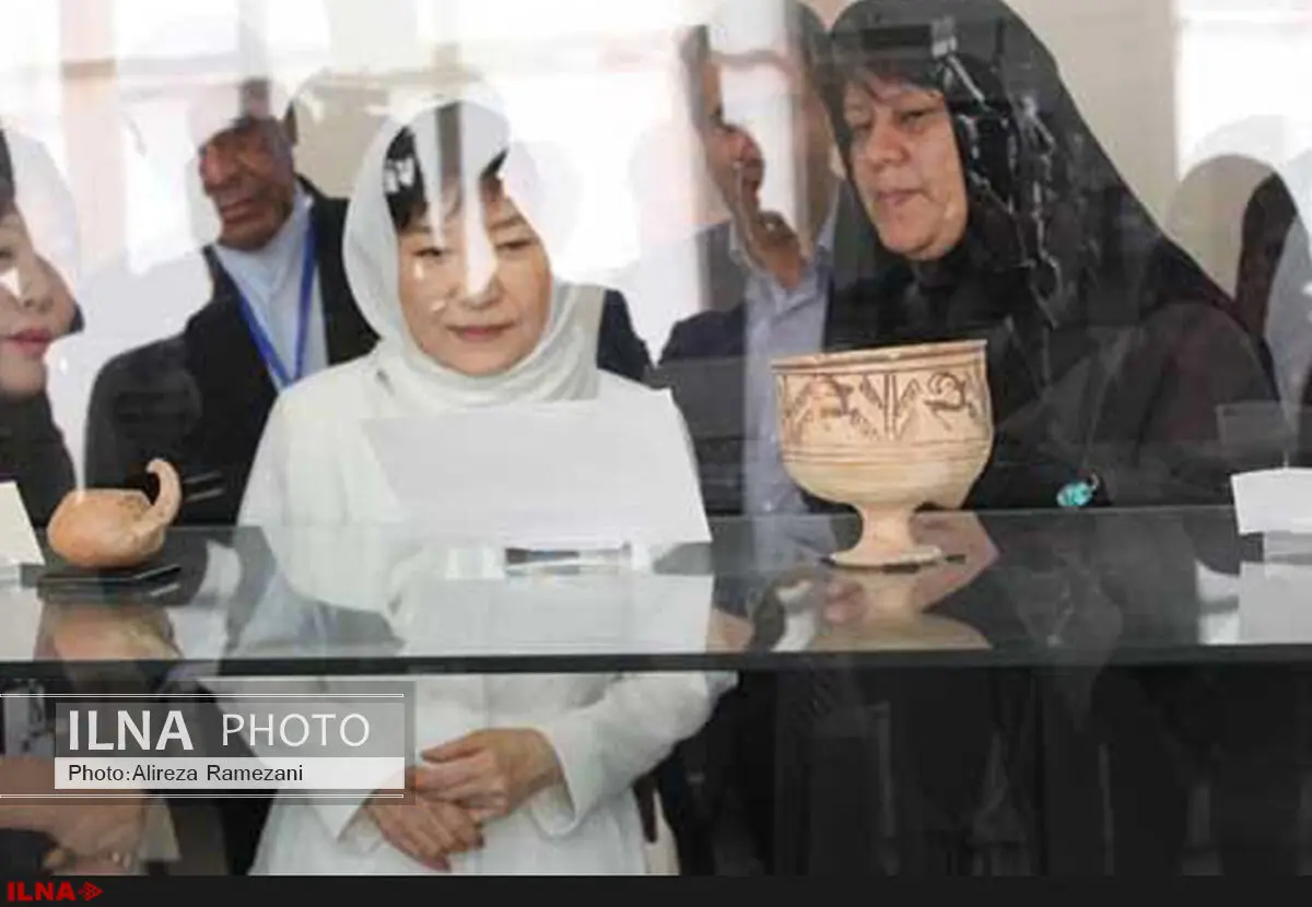  رئیس جمهور کره جنوبی از موزه ملی ایران بازدید کرد