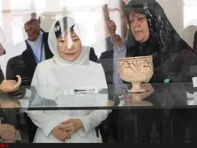  رئیس جمهور کره جنوبی از موزه ملی ایران بازدید کرد